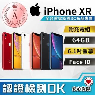 【Apple 蘋果】B級福利品 iPhone XR 6.1吋 64G(全機8成新)