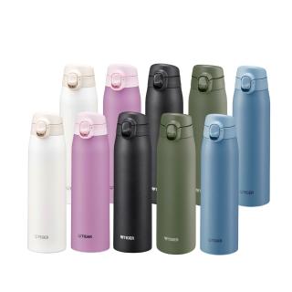 【TIGER 虎牌】買1送1_momo獨家_彈蓋雙層不鏽鋼保溫瓶 600ml(MCT-T060保溫杯)
