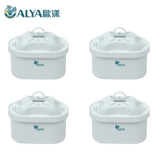 【ALYA 歐漾】濾水壺PI-02/PI-06 專用濾芯四入組 PI-3SC(通規濾水壺濾芯)