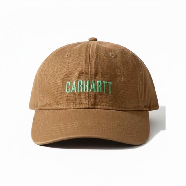 carhartt 美式電繡字水洗棒球帽 復古老帽 西岸滑板 情侶款