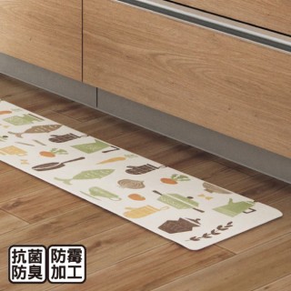 【NITORI 宜得利家居】PVC廚房地墊 踏墊 KITCHEN 45X180 I 21(廚房地墊 踏墊 KITCHEN)