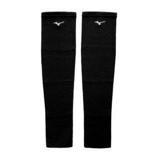 【MIZUNO 美津濃】Mizuno Knee Pads 護膝 薄型 加長 運動 排球 保護 服貼 55cm 黑(V2MY802009)