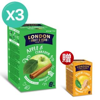 【芙賀茶】香蘋肉桂2gx20入x3盒(水果茶)
