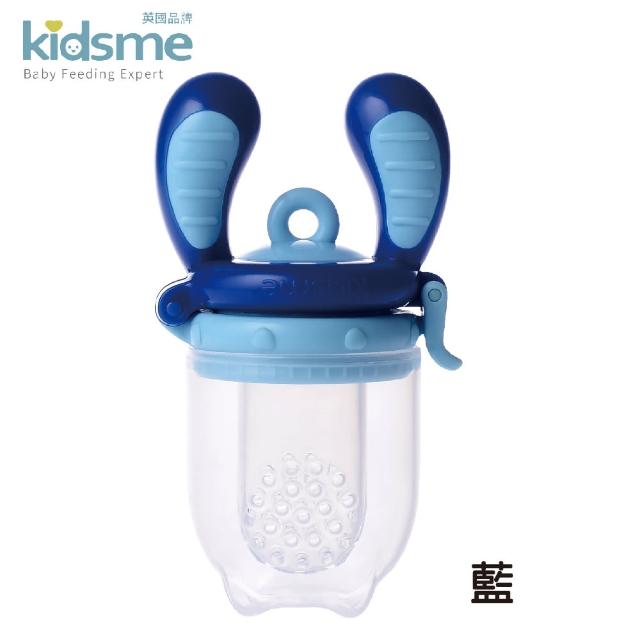 【kidsme】咬咬樂輔食器-M號1入加咬咬樂過濾網袋L號兩入(4個月以上寶寶適用)