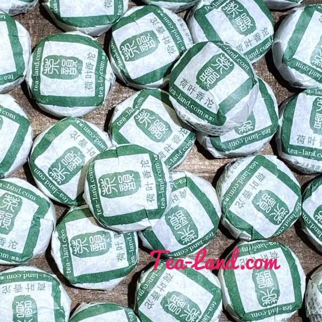 【茶韻】普洱茶農殘檢驗合格迷你沱系列250g六種口味透氣麻袋 茶葉禮盒(桂花.菊花.荷葉.玫瑰.糯米香.羅漢果)
