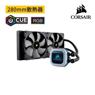 【CORSAIR 海盜船】Hydro Series H115i PRO RGB 280mm液態CPU冷卻器