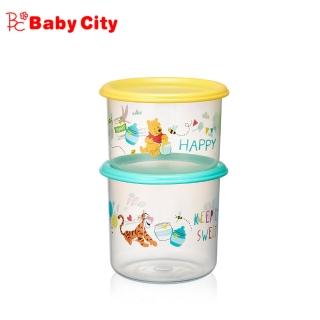 【Baby City 娃娃城】保鮮收納盒2入-維尼+跳跳(#娃娃城Baby City #保鮮收納迪士尼 #維尼)