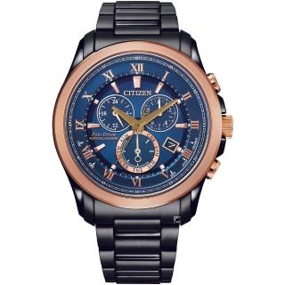 【CITIZEN 星辰】聖誕節亞洲限定萬年曆腕錶(BL5546-81L)