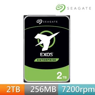 【SEAGATE 希捷】EXOS 2TB 3.5吋 7200轉 SATAⅢ 企業級硬碟(ST2000NM000B)