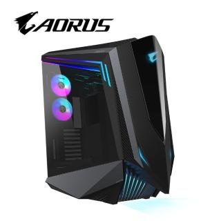 【GIGABYTE 技嘉】AORUS系列C700雙側全景燻黑鋼化玻璃E-ATX全塔式電競機殼(GB-AC700G/GPU-49cm/CPU-19.8cm)