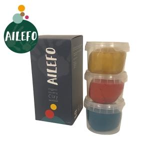 【Ailefo】有機造型黏土-100g/3色(丹麥製造 天然有機原料)