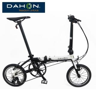 【DAHON 大行】K3 14吋3速 鋁合金輕量僅8.1公斤折疊單車/自行車/小折(通勤推行超容易)