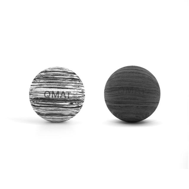 【QMAT】筋膜球2入組 台灣製 40D-70D(按摩球 紓緩痠痛 重量輕 好攜帶 軟硬適中)