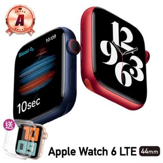 【Apple 蘋果】福利品 Apple Watch Series 6 44公釐 LTE 鋁金屬錶殼 保固6個月 贈矽膠錶帶