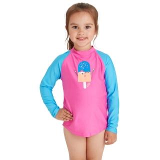 【Zoggs】幼童《夏日冰賞》長袖防曬衣(泡湯/溫泉/游泳)