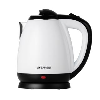 【SANSUI 山水】1.8L雙層防燙不銹鋼快煮壺(SWB-288T)快煮壺/自動斷電/租屋族/露營/情人節