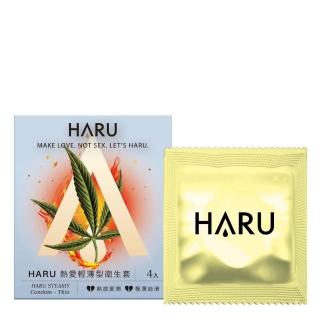 【HARU 含春】STEAMY 熱愛輕薄型保險套4入 – Thin(輕薄型Thin)