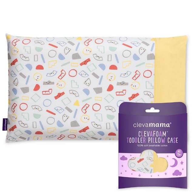 【ClevaMama】防扁頭幼童枕-專用枕套1入 35x55cm(枕頭套 嬰兒枕頭套 幼童枕枕頭套)