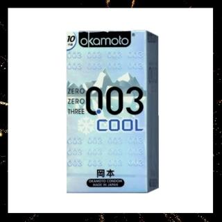 【okamoto 岡本】003Cool 冰炫極薄保險套(10入)