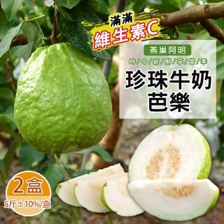 【禾鴻】燕巢阿明牛奶芭樂精緻禮盒5斤x2盒(維生素C滿滿)