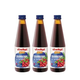 【機本生活OLife】Voelkel蔓越莓原汁330mlx3瓶