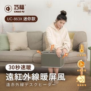 【巧福】遠紅外線暖屏風 迷你款 UC-863X(桑拿機/遠紅外線/乾式足浴機/烘腳機/保暖)