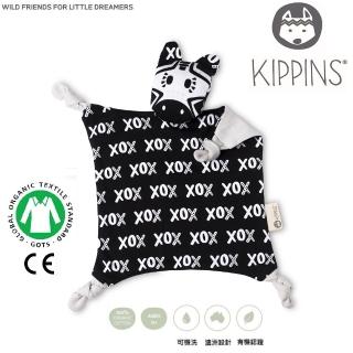 【Kippins】澳洲Kippins有機棉安撫巾(班尼斑馬 BAM -黑色)