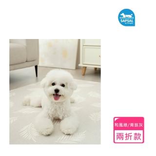 【SAPSAL】韓國寵物精品地墊-2片裁切款(防水 止滑 耐刮 耐磨)