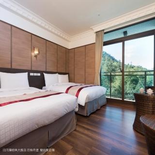 【日月潭經典大飯店-范特奇堡】★雙人含早買1晚送1晚(平日升等房型2選1)