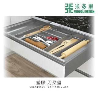 【MIDUOLI 米多里】塑膠 刀叉盤 廚房收納(MJLG450X1)