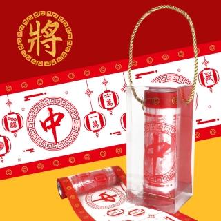 【Haili Tape】2022虎年春聯/過年禮盒推薦/好運貼(紅中白板發發發好運貼春聯-單捲)