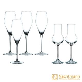 【Nachtmann】維諾瓦香檳杯+威士忌品酩杯(共6入)