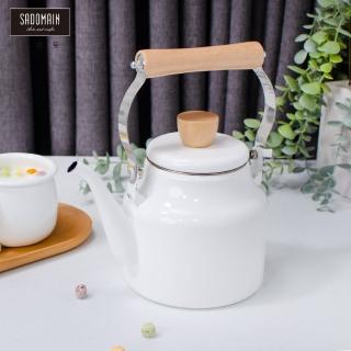 【SADOMAIN 仙德曼】繽紛琺瑯煮水壺1.5L(煮水壺/手沖壺)