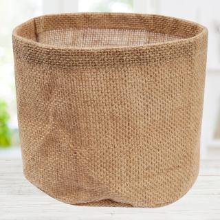 【TRENY】天然麻花盆套6吋-2入