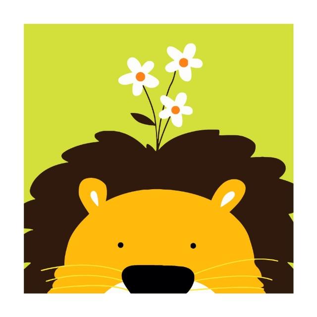 【JoyNa】3入-DIY數字油畫 動物款兒童油畫(美術教具.兒童畫具)