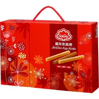 【喜年來】綜合蛋捲新富貴禮盒(384g) 2盒組