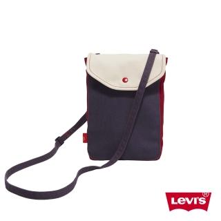 【LEVIS】Red工裝手稿風 男女同款 隨身小包 / 馬賽克學院風色塊拼接 熱賣單品