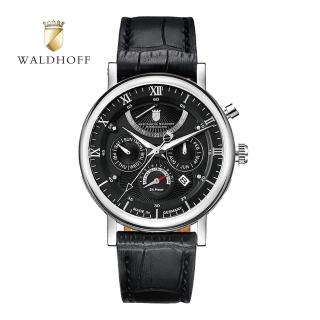 【WALDHOFF 沃德弗】MW-03-B 多動能旗艦曜石黑 Multimatic Diamond Black 42.5mm 自動上鍊