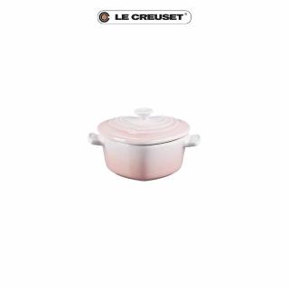 【Le Creuset】瓷器飛翔愛心烤盅(貝殼粉)