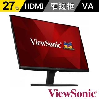 【ViewSonic 優派】27型 VA文書護眼螢幕 支援HDMI介面/VGA/FreeSync(VA2715-H)