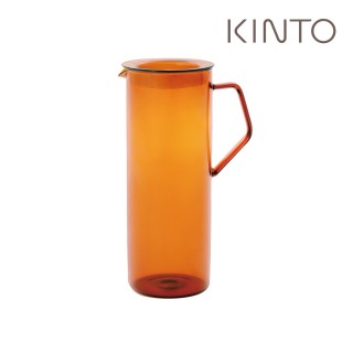 【Kinto】CAST AMBER琥珀色耐熱玻璃水瓶 1.2L