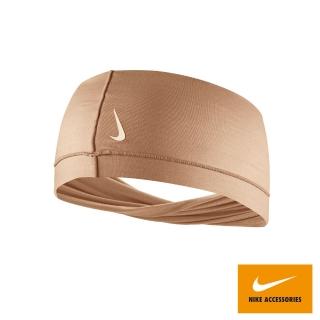 【NIKE 耐吉】運動頭帶 髮帶 W YOGA HEADBAND WIDE TWIST 奶茶色 N1004287222OS