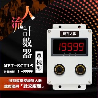 【錫特工業】人流計數器/人流管制單機型含鋰電池(MET-SCT15 丸石五金)