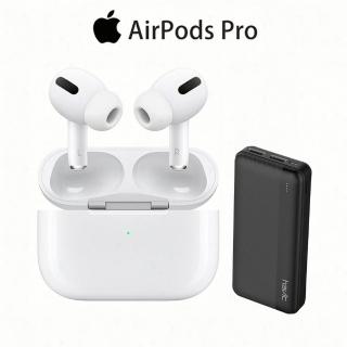 雙輸出行動電源組【Apple 蘋果】Apple AirPods Pro 藍芽耳機(搭配MagSafe無線充電盒)