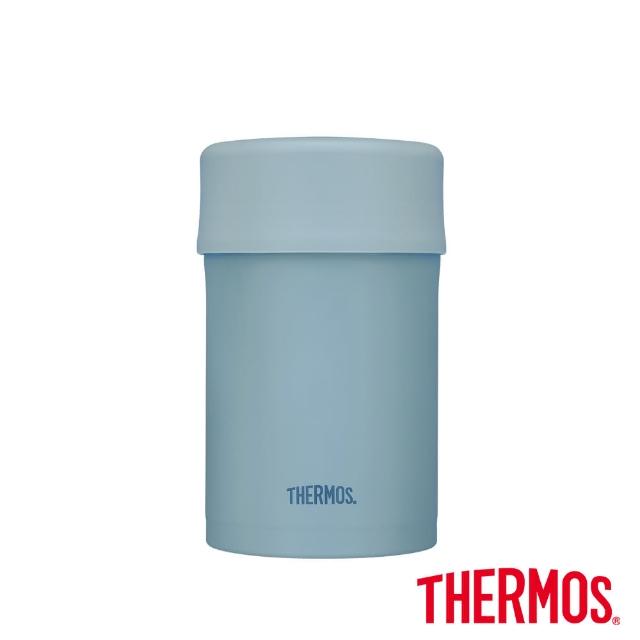 【THERMOS 膳魔師】買1送1_不鏽鋼彈蓋保溫瓶500ml+大口徑燜燒罐500ml(JEWC-501+JBN-501)