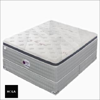 【HOLA】SleepTrain席樂頓匹茲堡-雙層乳膠記憶膠獨立筒床墊雙人5x6.2呎