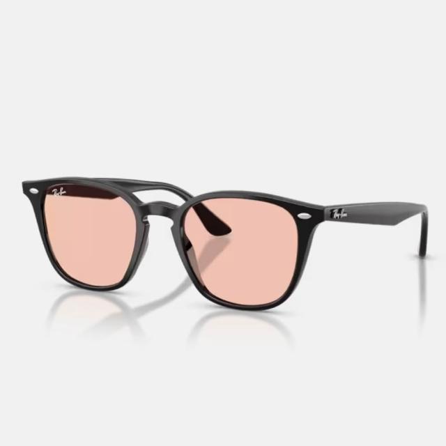 【RayBan 雷朋】經典方形膠框抗UV太陽眼鏡(RB4258F 52mm 多色任選)
