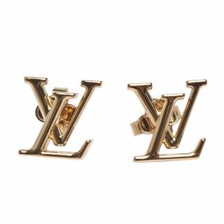 【Louis Vuitton 路易威登】M00610 ICONIC系列LV造型穿式耳環