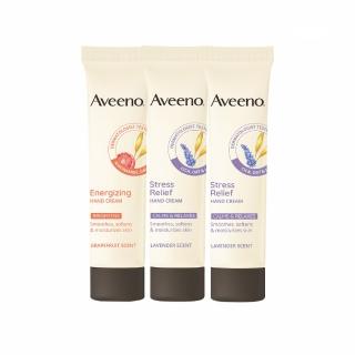 【Aveeno 艾惟諾】任選3入_葡萄柚活力亮白/薰衣草暖香舒緩護手霜(50g)