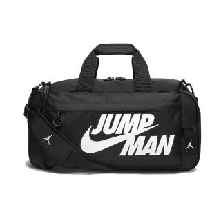【NIKE 耐吉】手提包 Jordan Duffle Bag 男女款 喬丹 飛人 可拆卸肩帶 健身 重訓 黑 白(JD2213025GS-001)